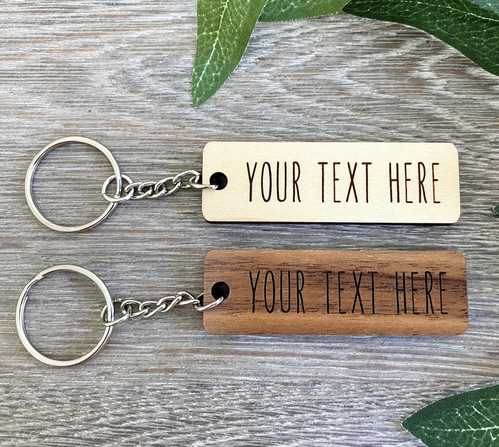 Custom Wood Keychain Groovy Guy Gifts