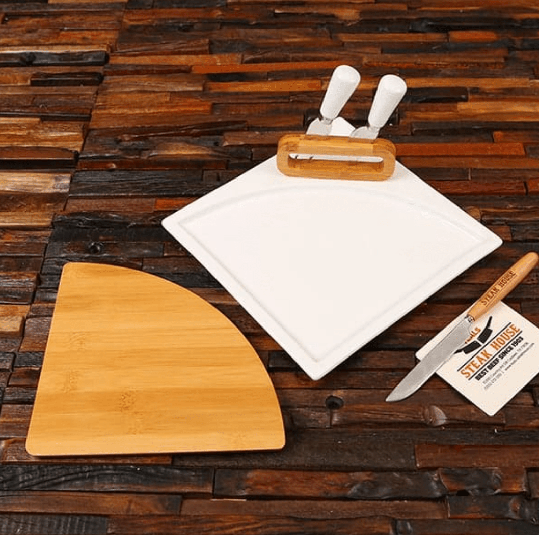 Unique Personalized Bamboo Butler Customized Cutting Board Gifts for Men by Groovy Guy