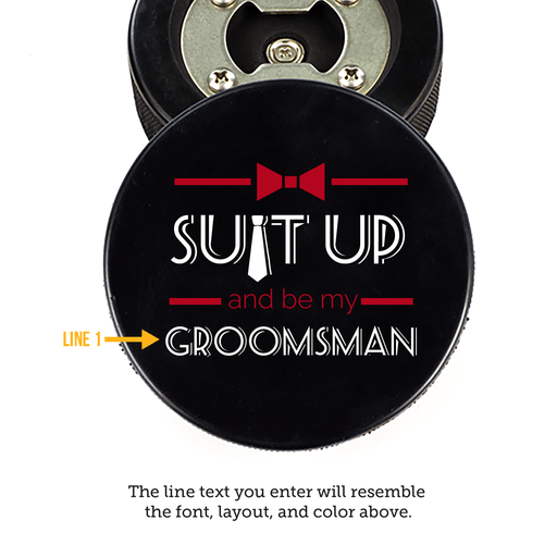Unique Personalized Puckin' Perfect Wedding Opener Customized Sports Groomsmen Gifts Gifts for Men by Groovy Guy