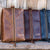 Flat Leather Toiletry Kits