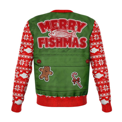 Ugly Christmas Fishing Gift Sweater