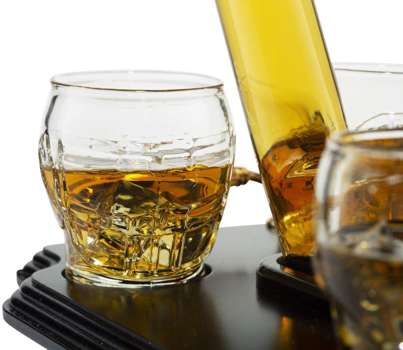 Unique Personalized Hockey Whiskey Decanter Set Customized Decanters Gifts for Men by Groovy Guy