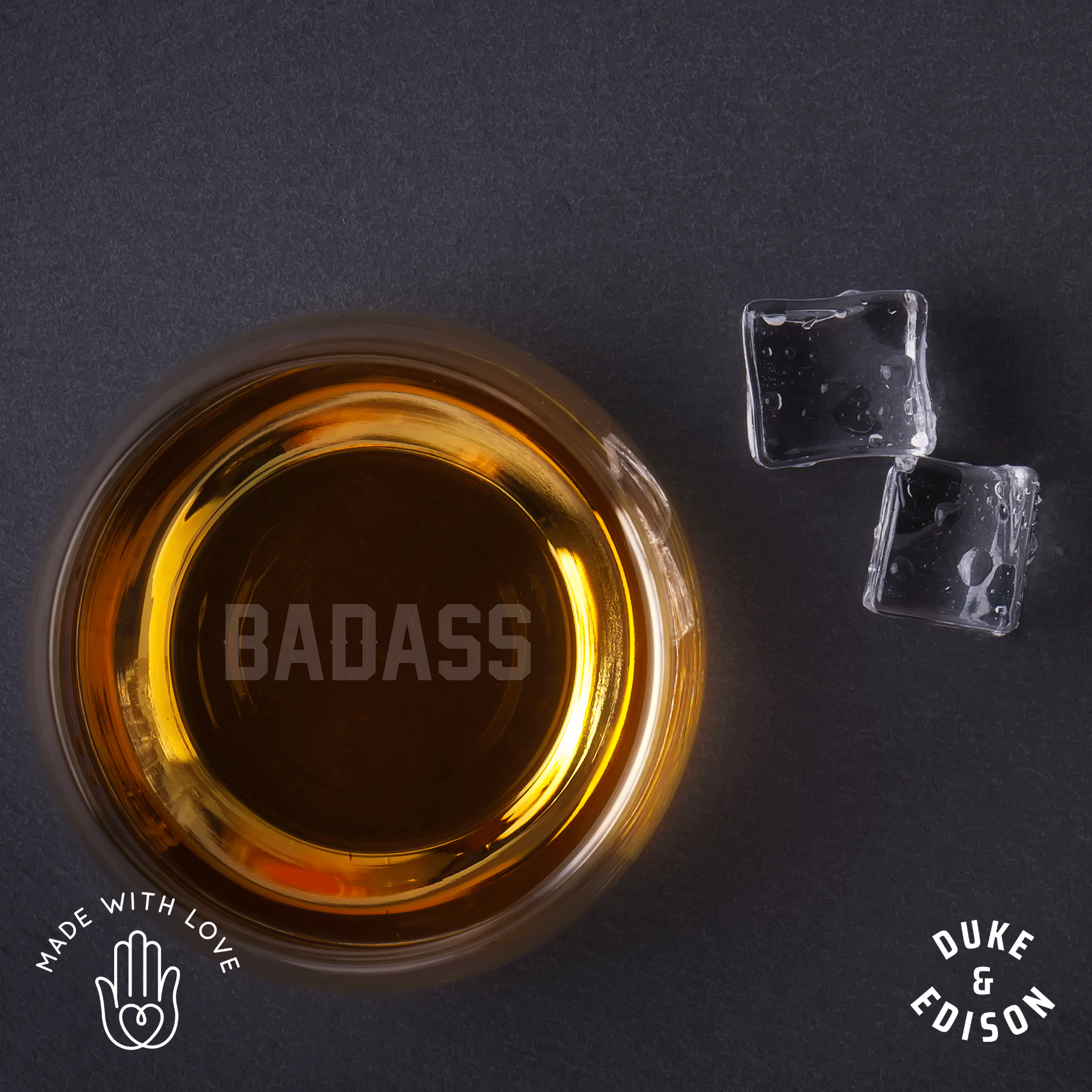 Badass - Rocks Glass