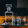 Engraved Decanter and Glasses Gift Set