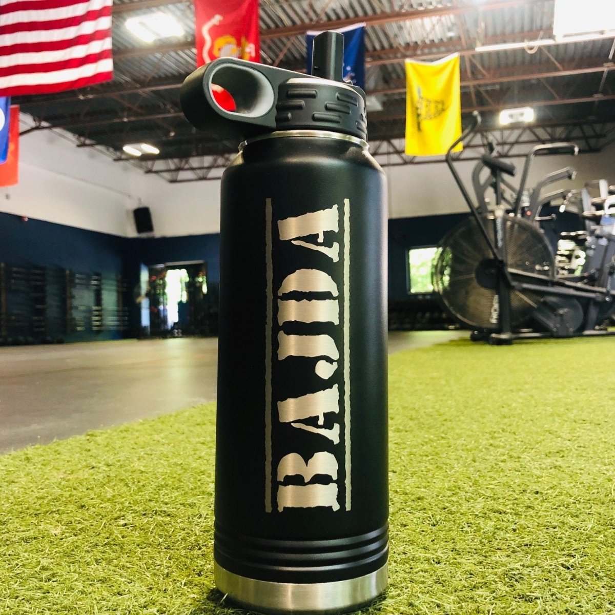 Unique Personalized Manly Personalized Water Bottle Customized On Sale Gifts for Men by Groovy Guy