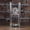 Engraved Shield Drinking Glass