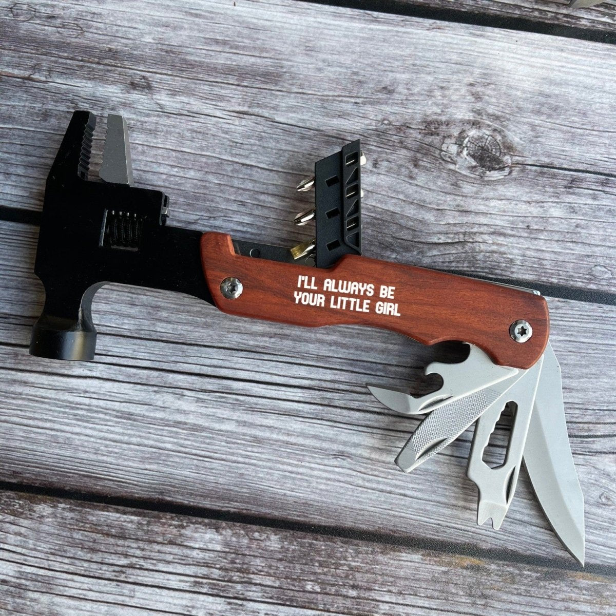 Unique Personalized All In One Custom Engraved Multi Tool Customized Tools Gifts for Men by Groovy Guy