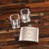 Personalized Flask and Shot Glasses