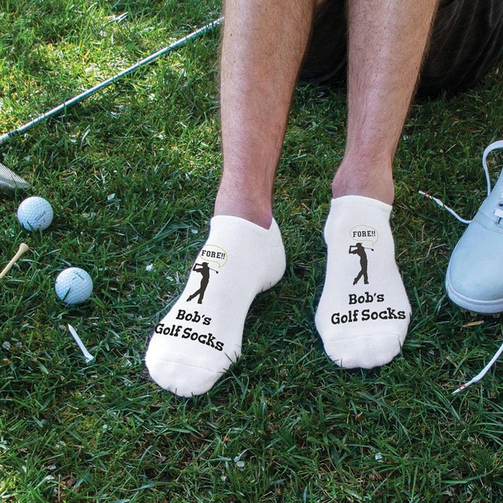 Unique Personalized Personalized Golf Socks Customized Socks Gifts for Men by Groovy Guy