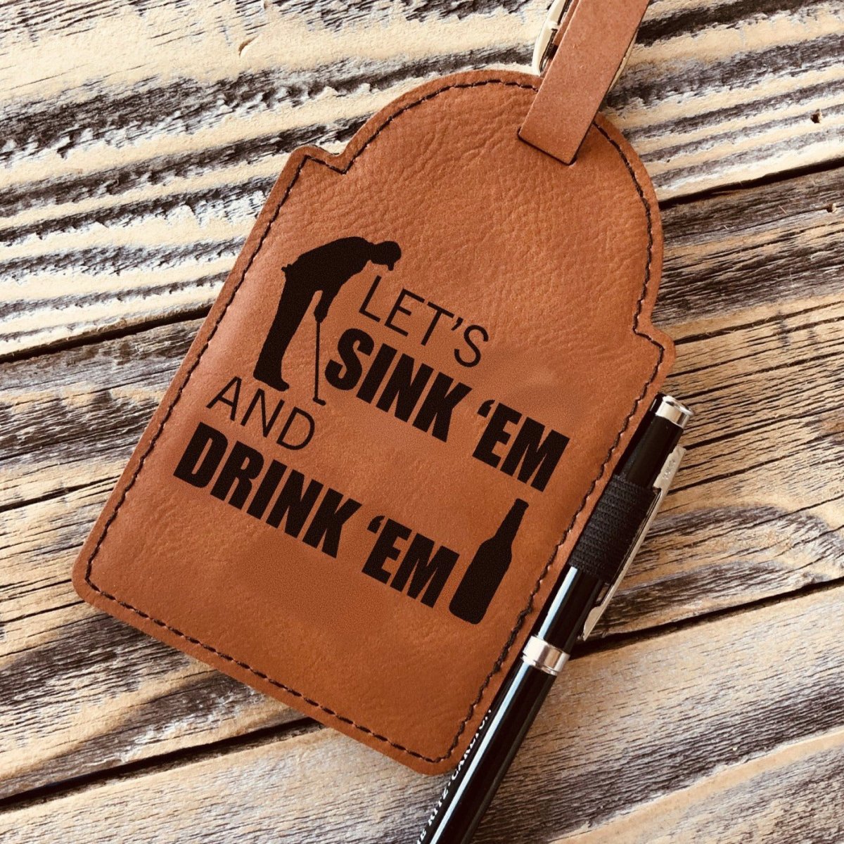 Unique Personalized Funny Golf Bag Tags Customized Golf Gifts for Men by Groovy Guy
