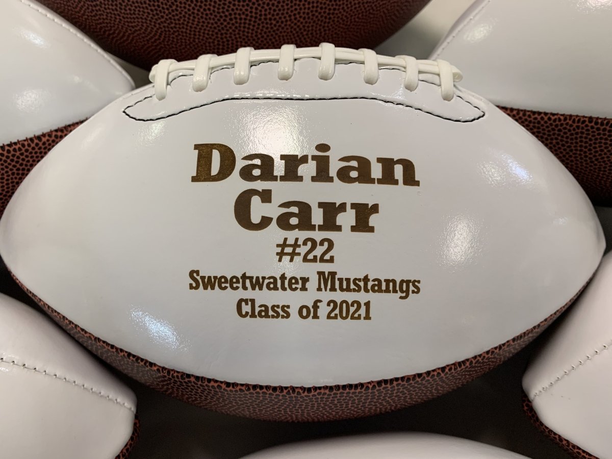 Unique Personalized Personalized Pigskin Customized Groomsmen Gifts Gifts for Men by Groovy Guy