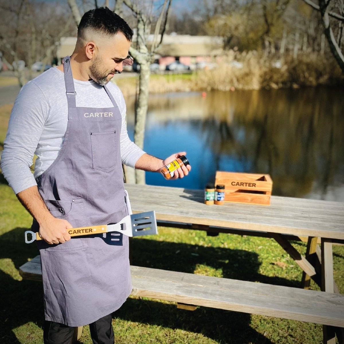 Unique Personalized Grill Master Custom Crate Customized Gifts for Men by Groovy Guy