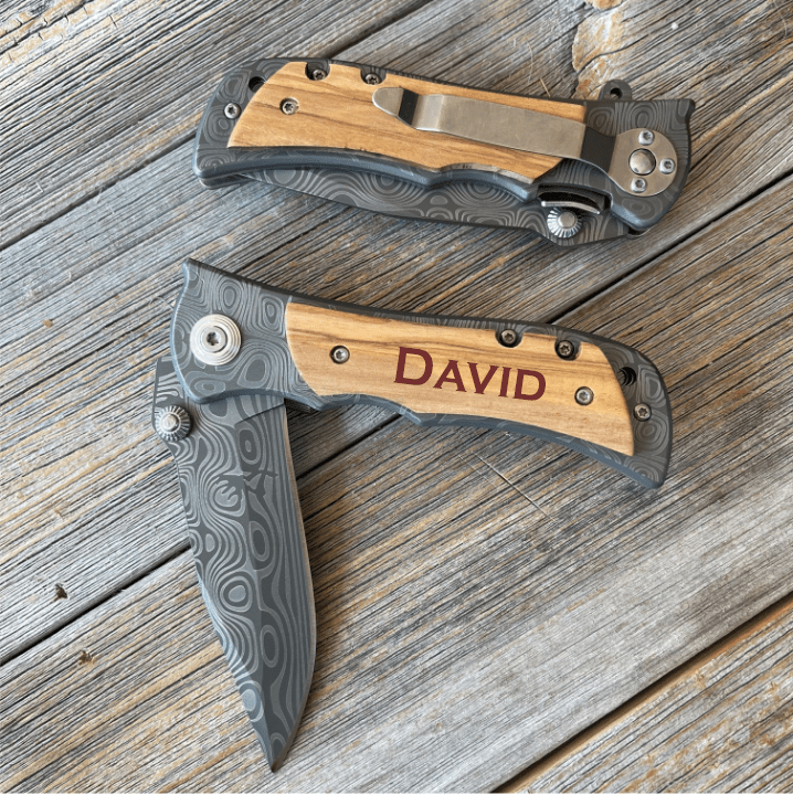 Unique Personalized Personalized Knife with Custom Box Customized Hunting & Survival Knives Gifts for Men by Groovy Guy
