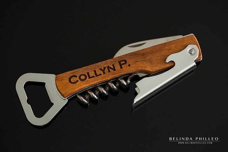 Engraved Bottle & Wine Opener 