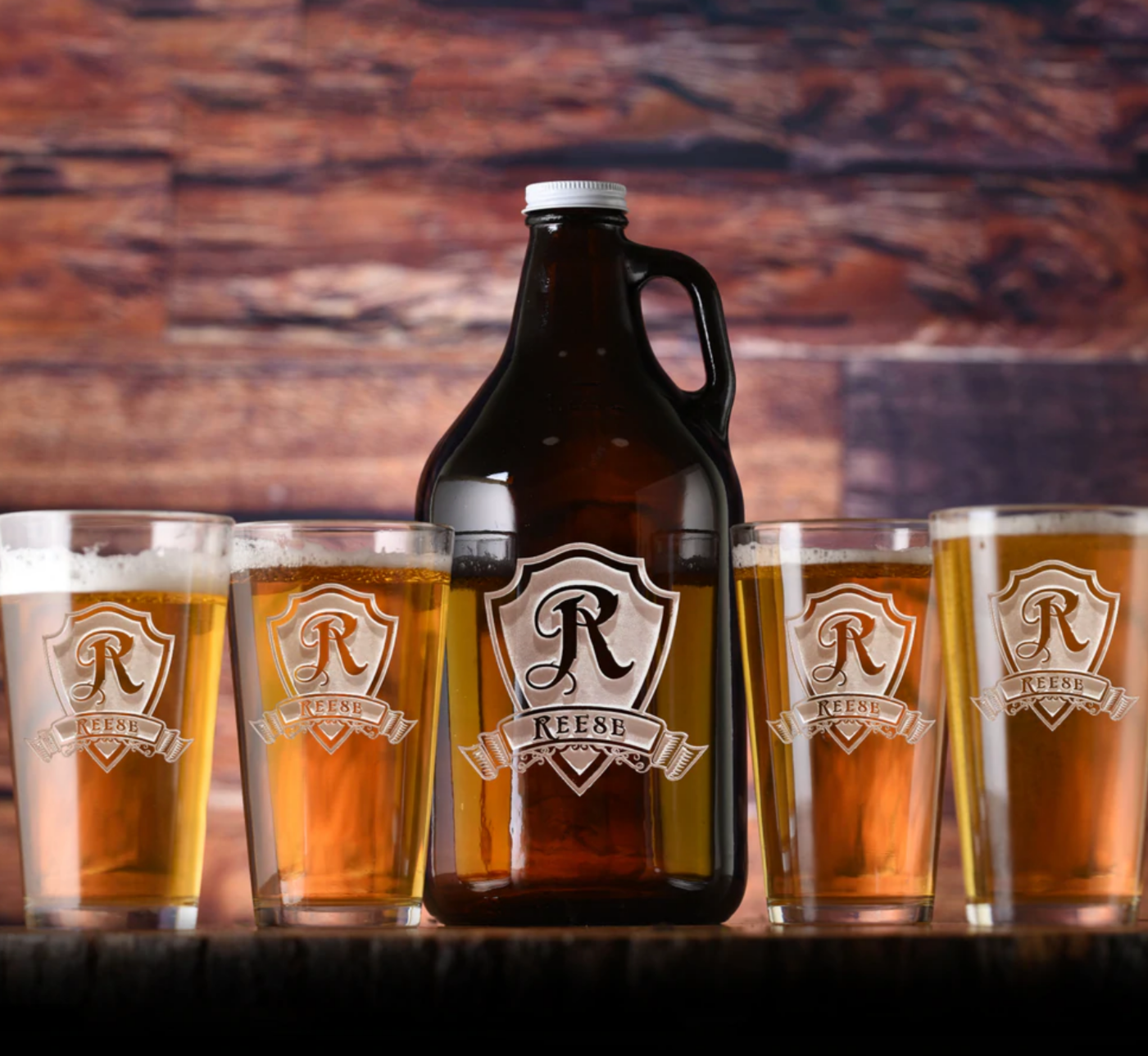 Etched Glass Map Pints : fun beer glasses