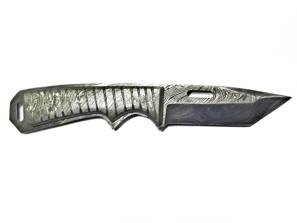 Unique Personalized Full Damascus Tanto Customized Damascus Knife Gifts for Men by Groovy Guy