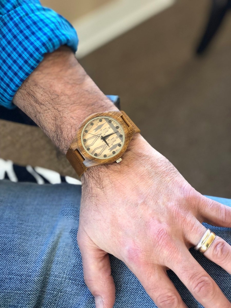 Unique Personalized Time Traveler Customized Watches Gifts for Men by Groovy Guy