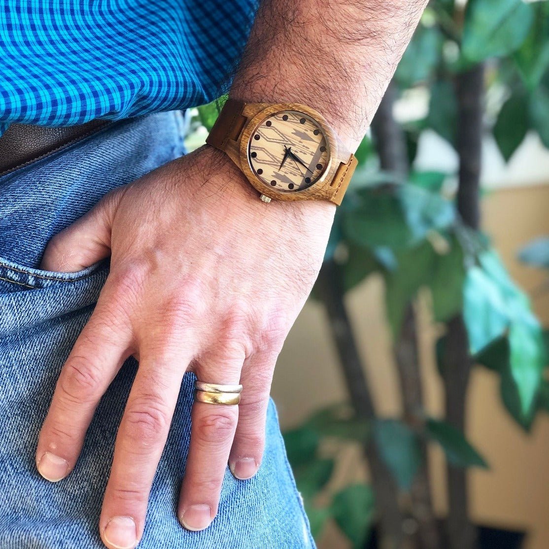 Unique Personalized Time Traveler Customized Watches Gifts for Men by Groovy Guy