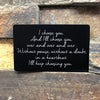Personalized Wallet Insert Card