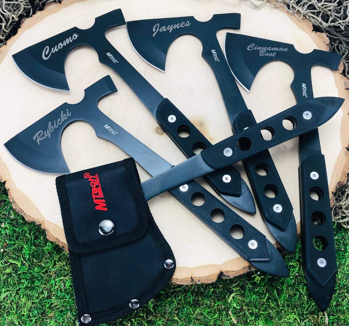 Unique Personalized Mini Throwing Hatchet Customized Tools Gifts for Men by Groovy Guy