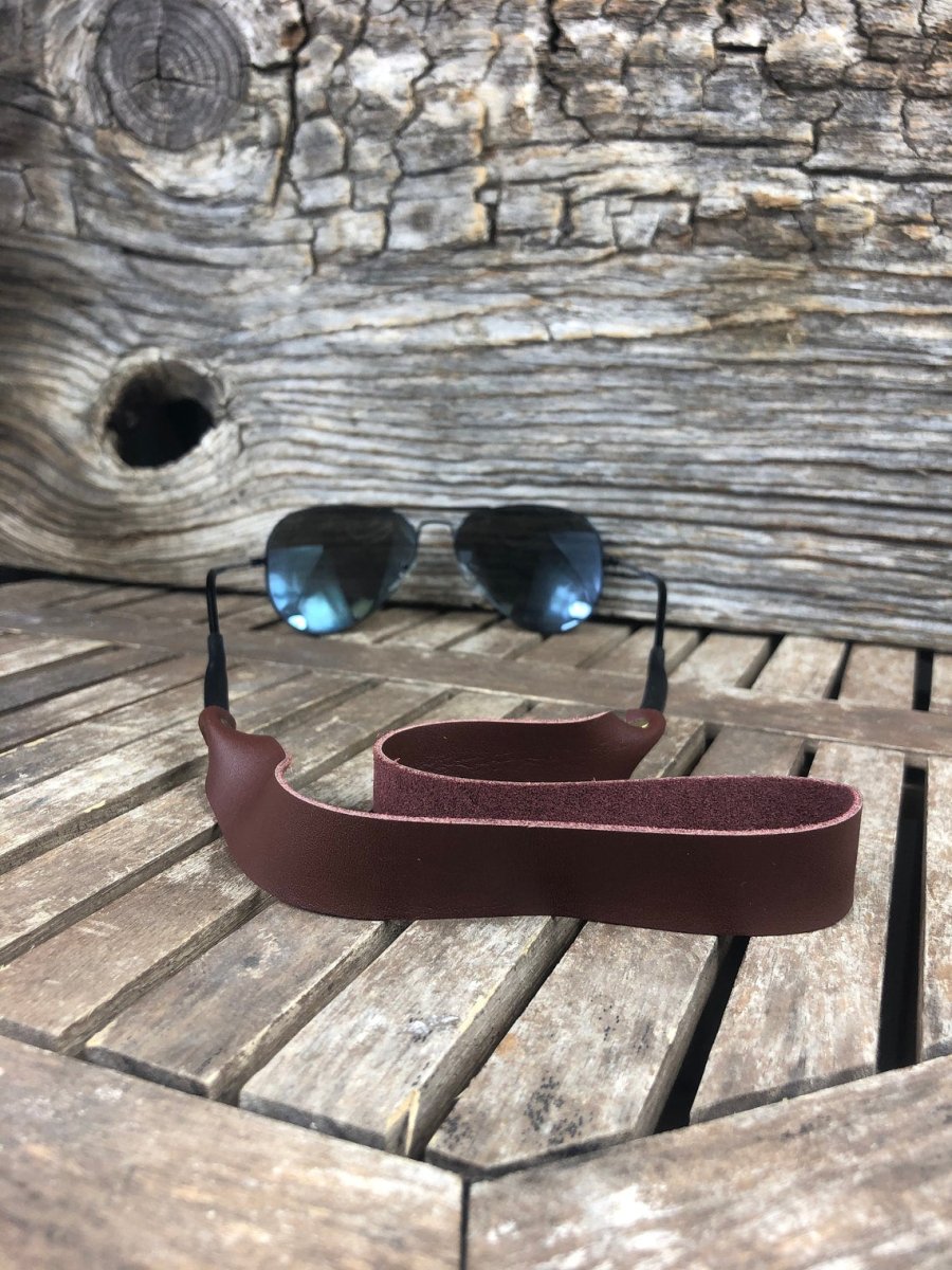 Unique Personalized Leather Glasses Holders Customized Sunglasses Gifts for Men by Groovy Guy