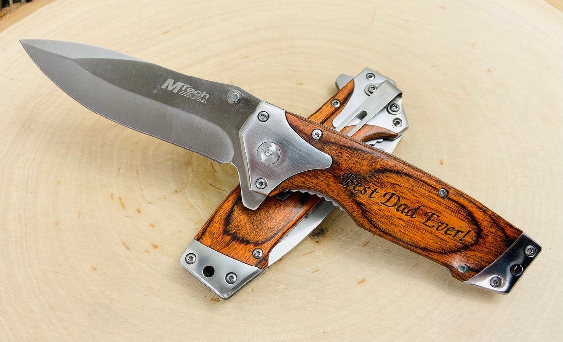 Unique Personalized Elite Custom Cutter Customized Knife Gifts for Men by Groovy Guy