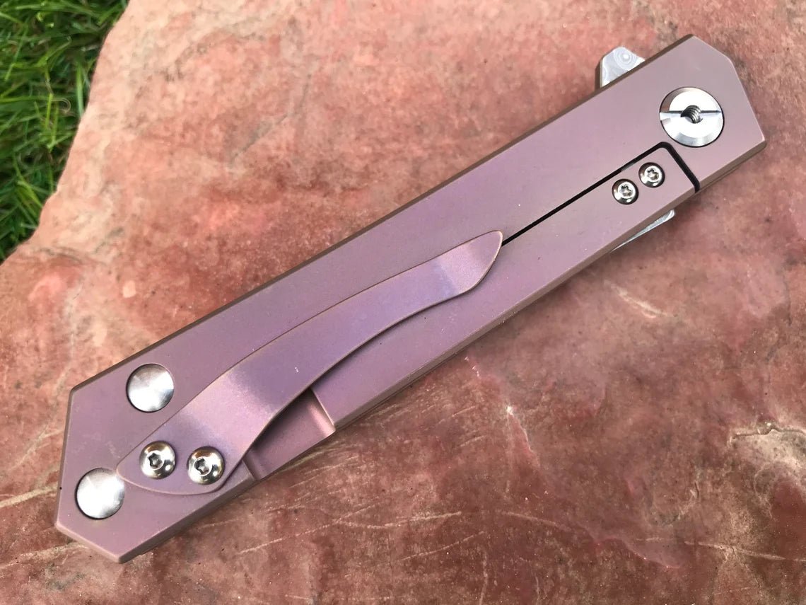 Unique Personalized Sharp Damascus Steel Tanto Blade Customized Knives Gifts for Men by Groovy Guy