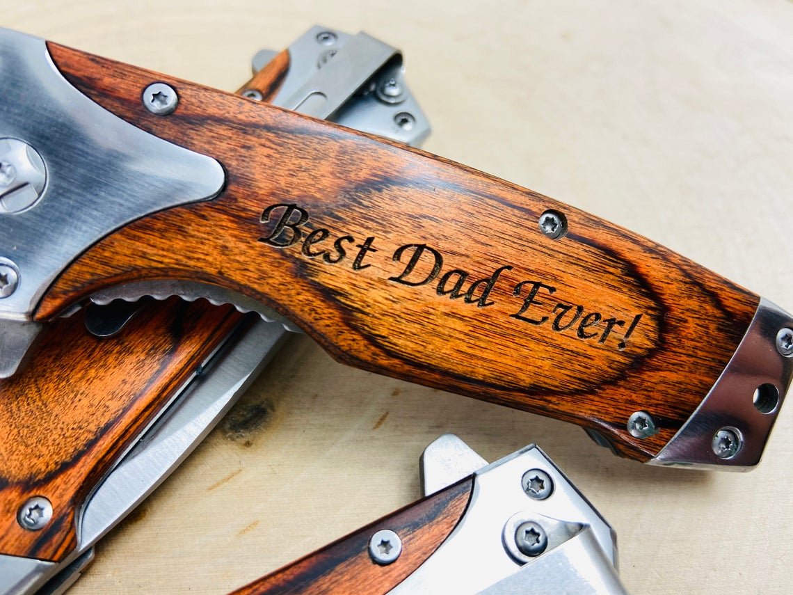 Unique Personalized Elite Custom Cutter Customized Knife Gifts for Men by Groovy Guy