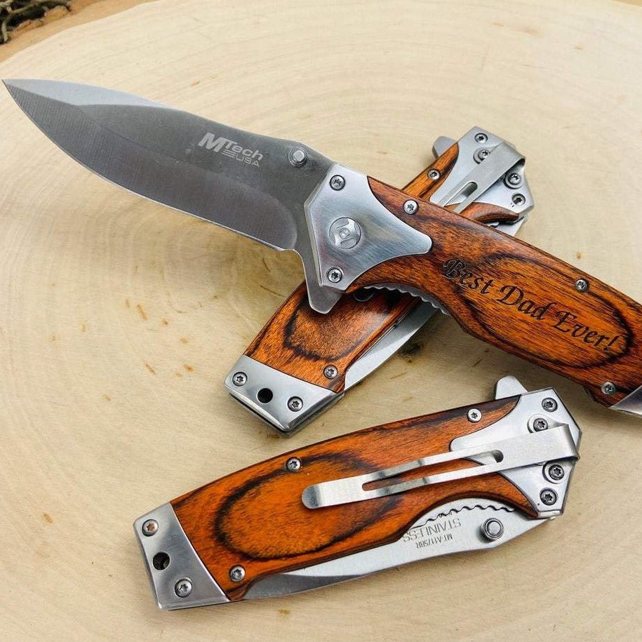 Unique Personalized Elite Custom Cutter Customized Knife Gifts for Men by Groovy Guy