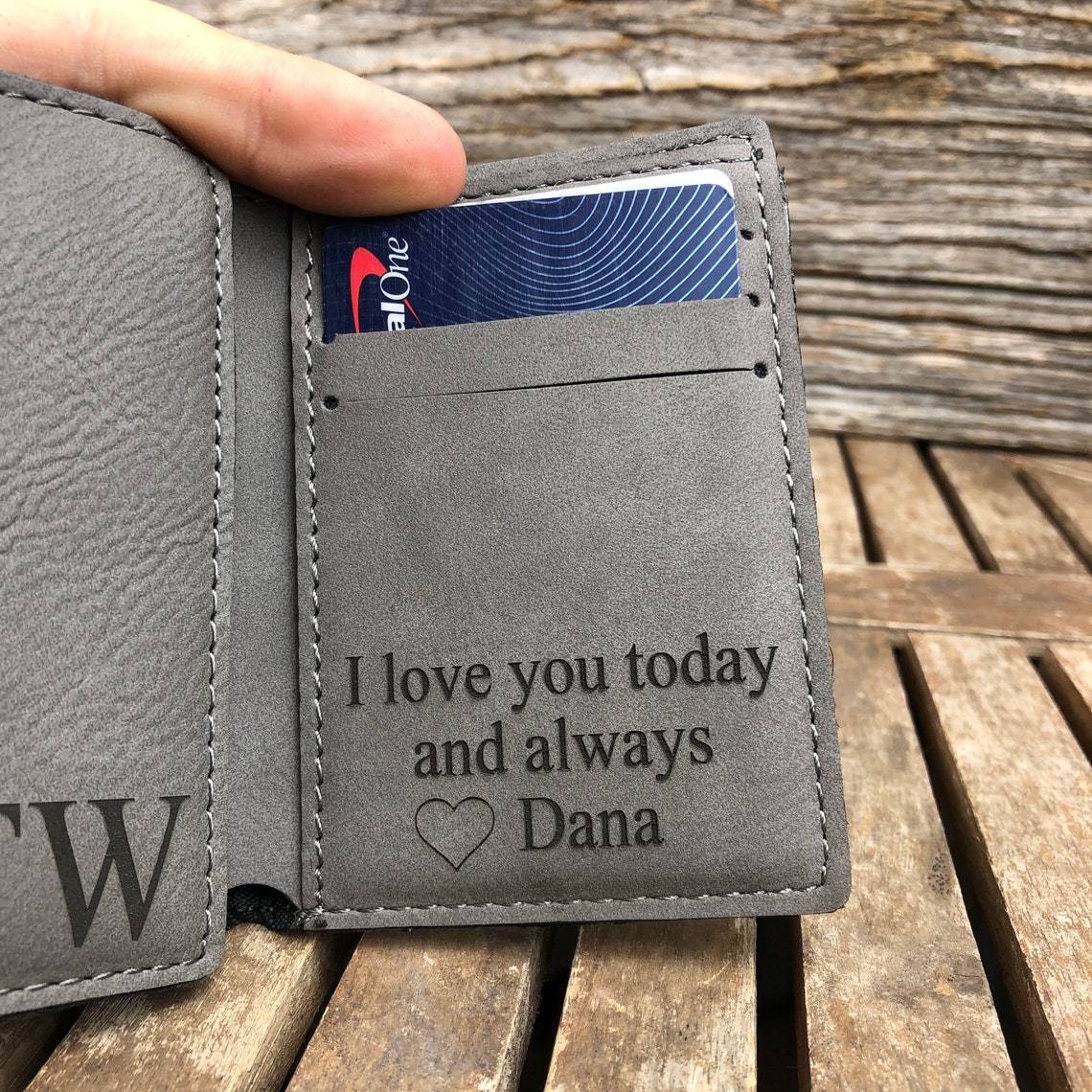 Unique Personalized Benjamin Bifold Customized Wallet Gifts for Men by Groovy Guy