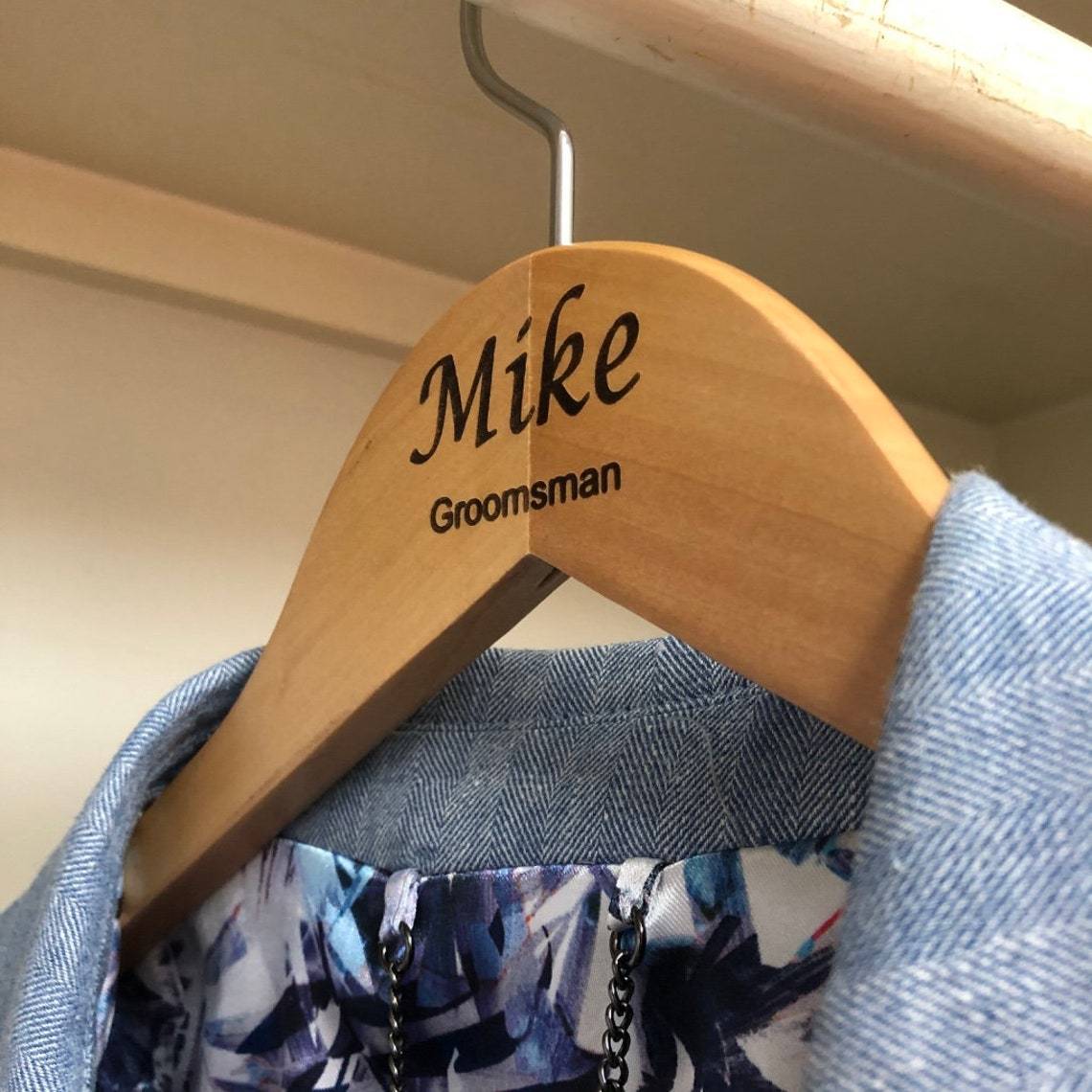 Unique Personalized Personalized Hanger Customized Gifts for Men by Groovy Guy