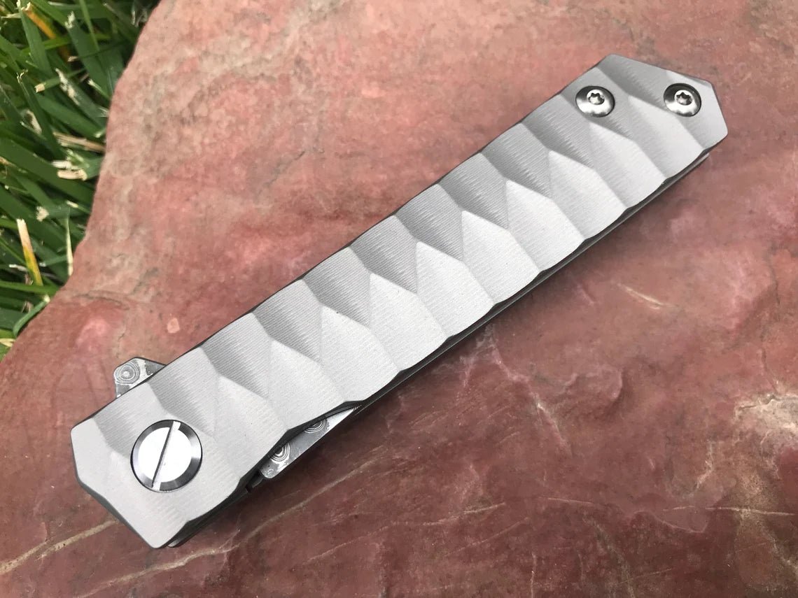 Unique Personalized Sharp Damascus Steel Tanto Blade Customized Knives Gifts for Men by Groovy Guy