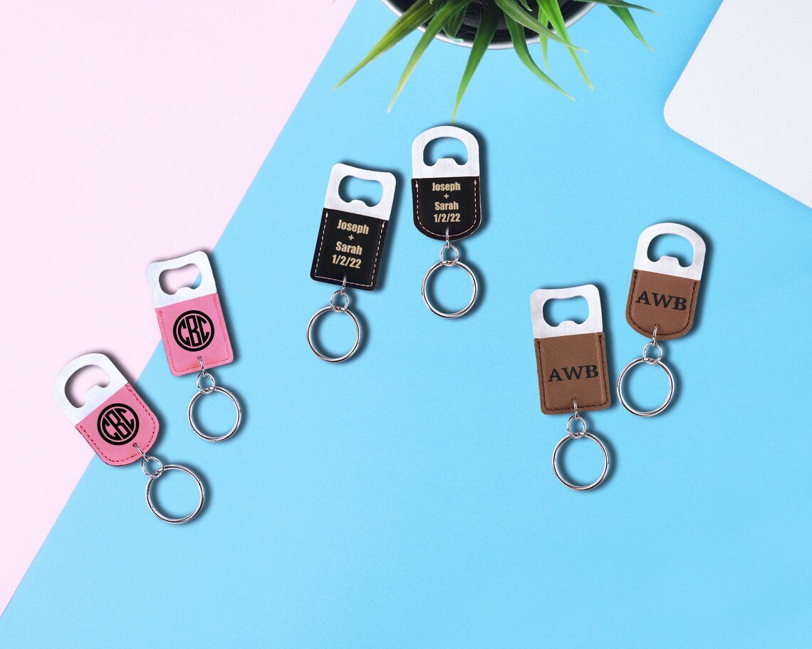 Unique Personalized Best Friend Key Chain Customized Bottle Openers Gifts for Men by Groovy Guy