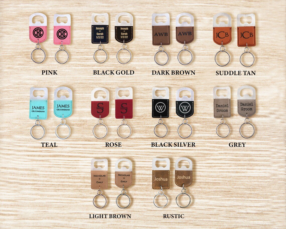 Unique Personalized Best Friend Key Chain Customized Bottle Openers Gifts for Men by Groovy Guy