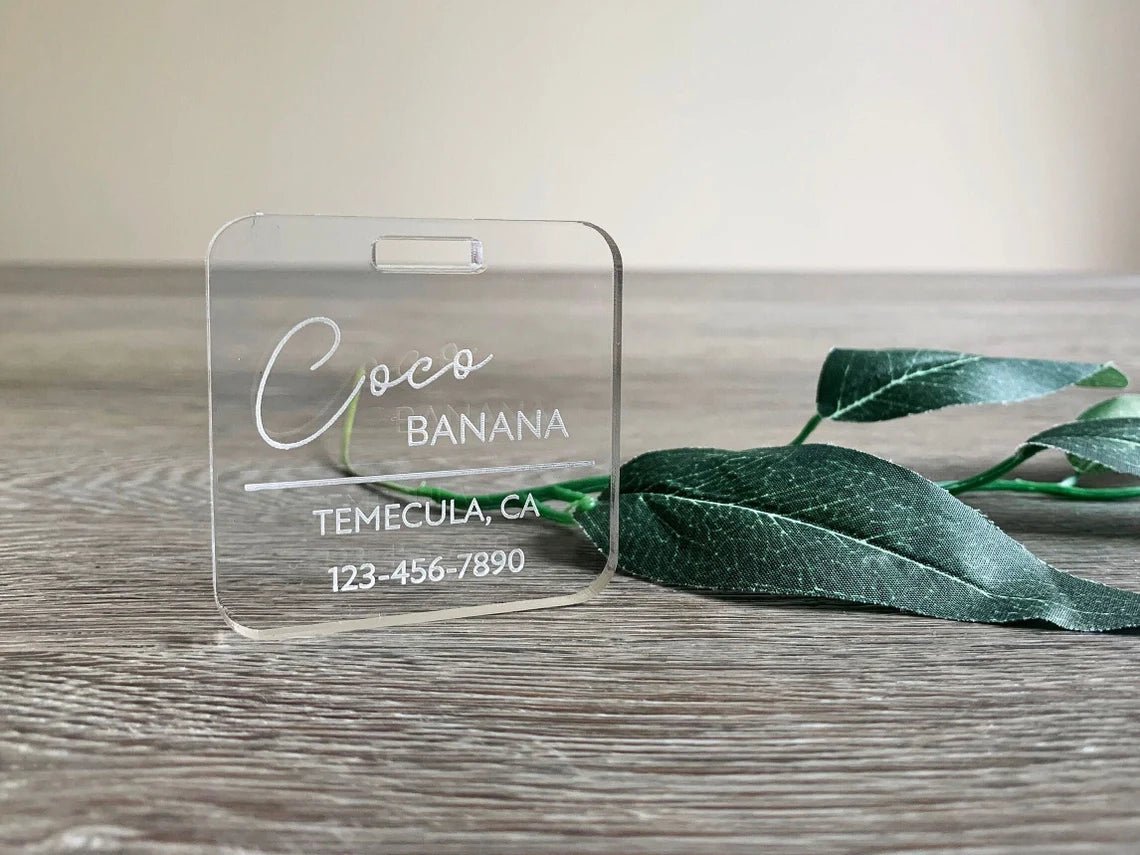 Unique Personalized Personalized Travel Tag Customized Travel Gifts Gifts for Men by Groovy Guy