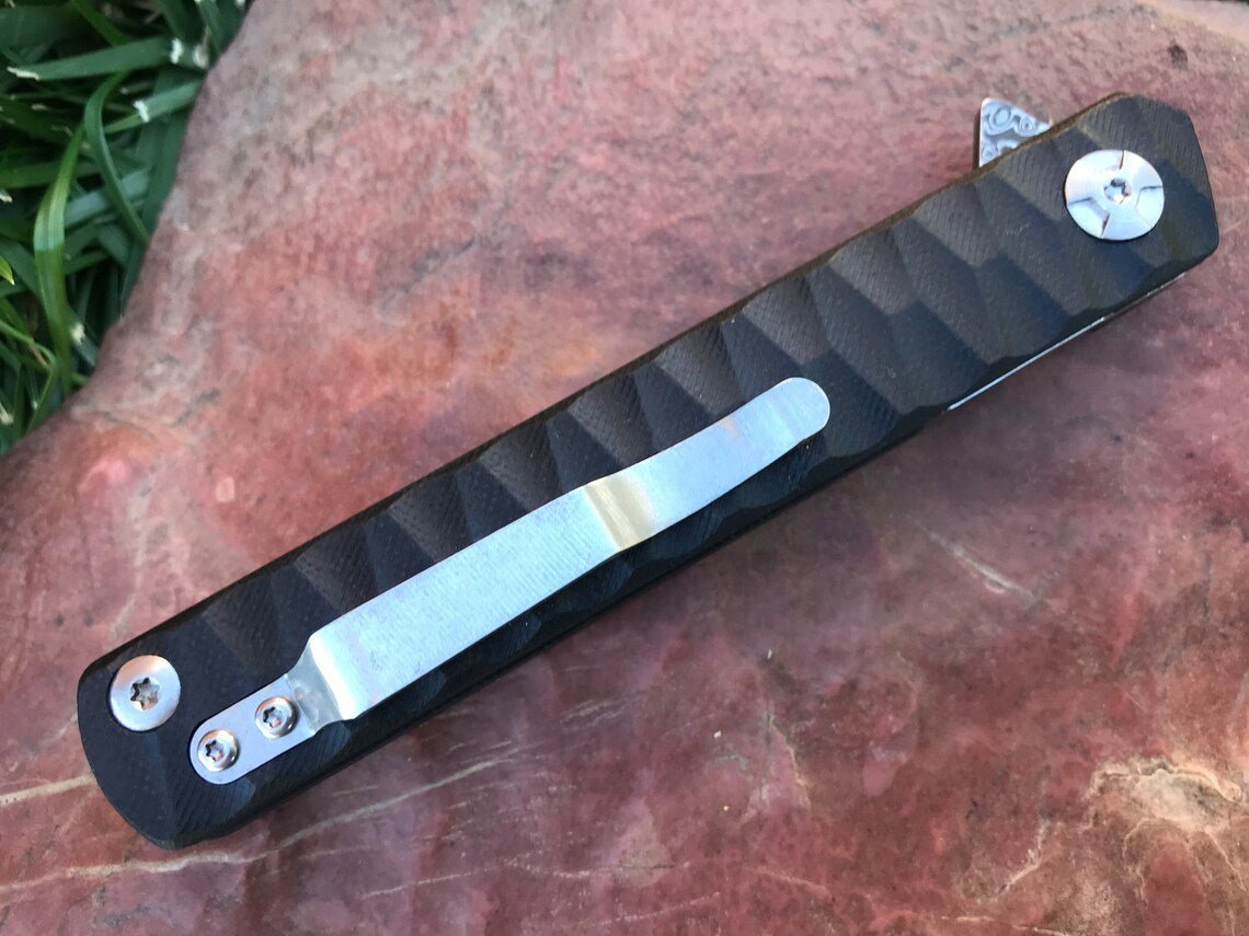 Unique Personalized Damascus Core Blade Customized Knives Gifts for Men by Groovy Guy