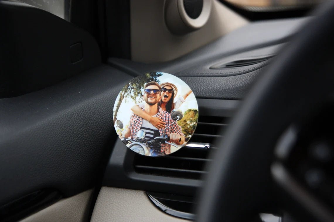 Unique Personalized Custom Car Air Freshener Customized Anniversary Gifts for Men by Groovy Guy