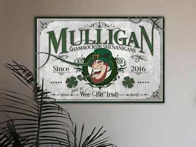 St Patrick Personalized Sign