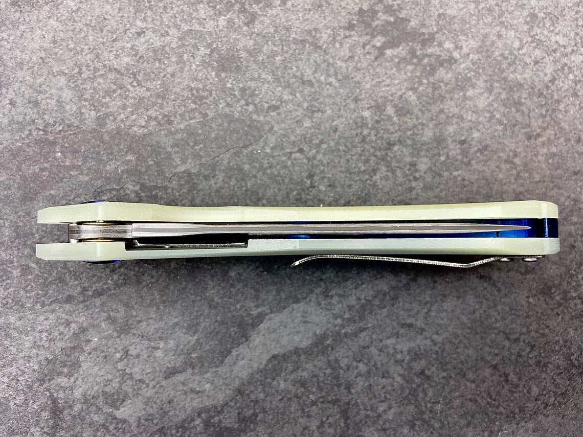 Unique Personalized Cold As Ice Damascus Blade Customized Knife Gifts for Men by Groovy Guy