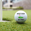 Best Dad by Par Golf Ball