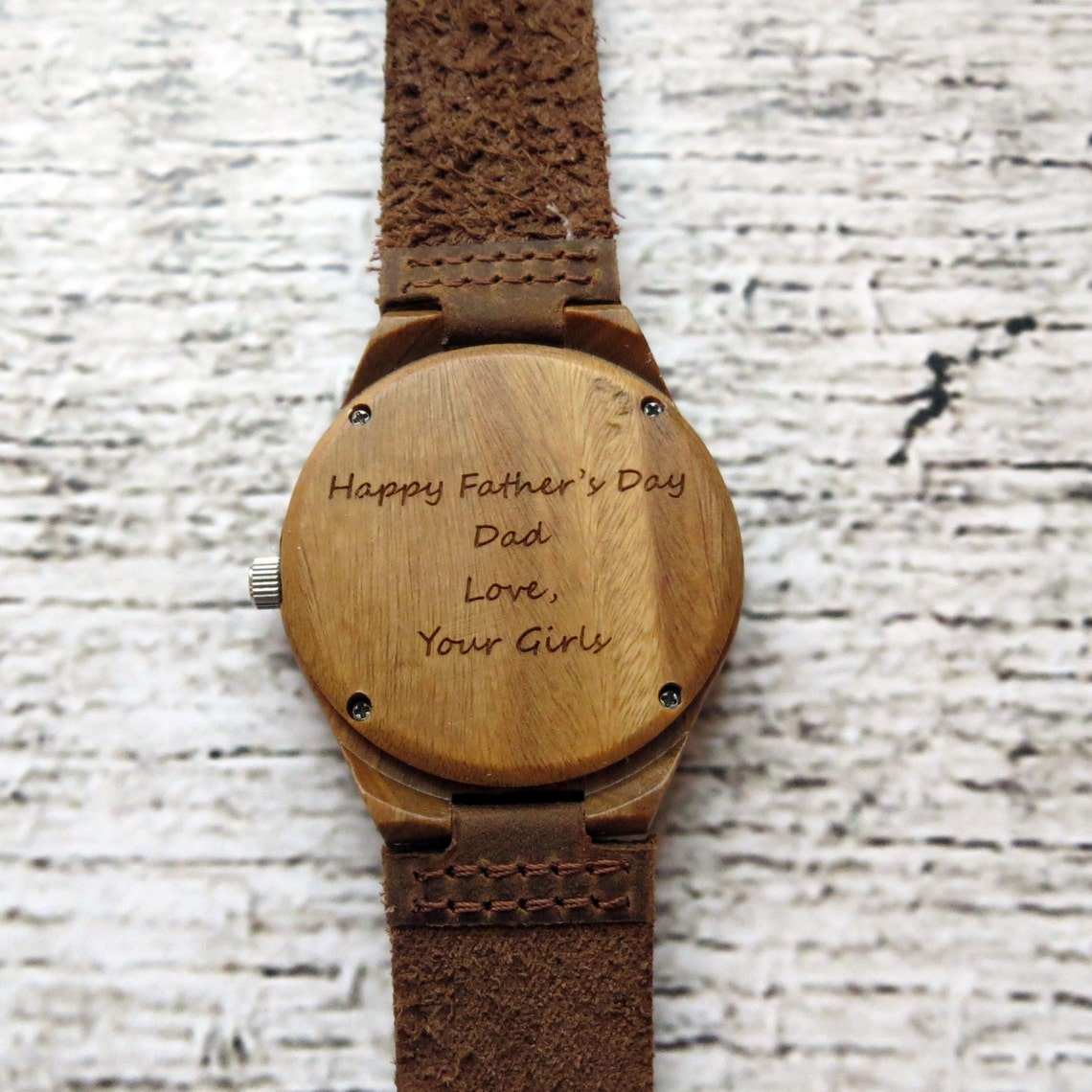 Unique Personalized Time Traveler Customized Watches Gifts for Men by Groovy Guy