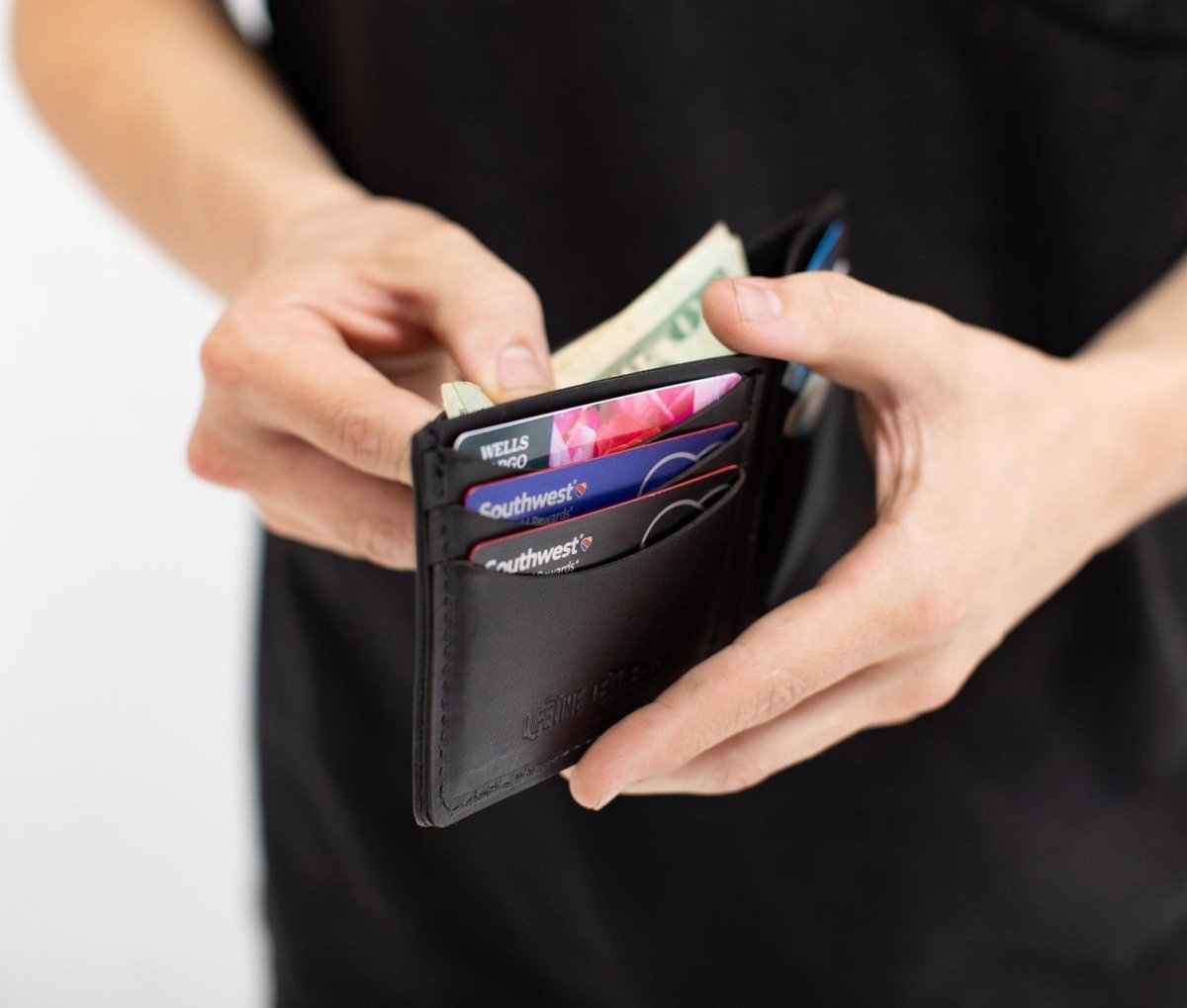 Unique Personalized Custom Leather Bifold Wallet Customized Wallet Gifts for Men by Groovy Guy