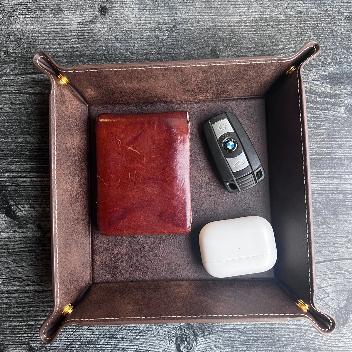 Unique Personalized Versatile Personalized Valet Tray Customized Gifts for Men by Groovy Guy