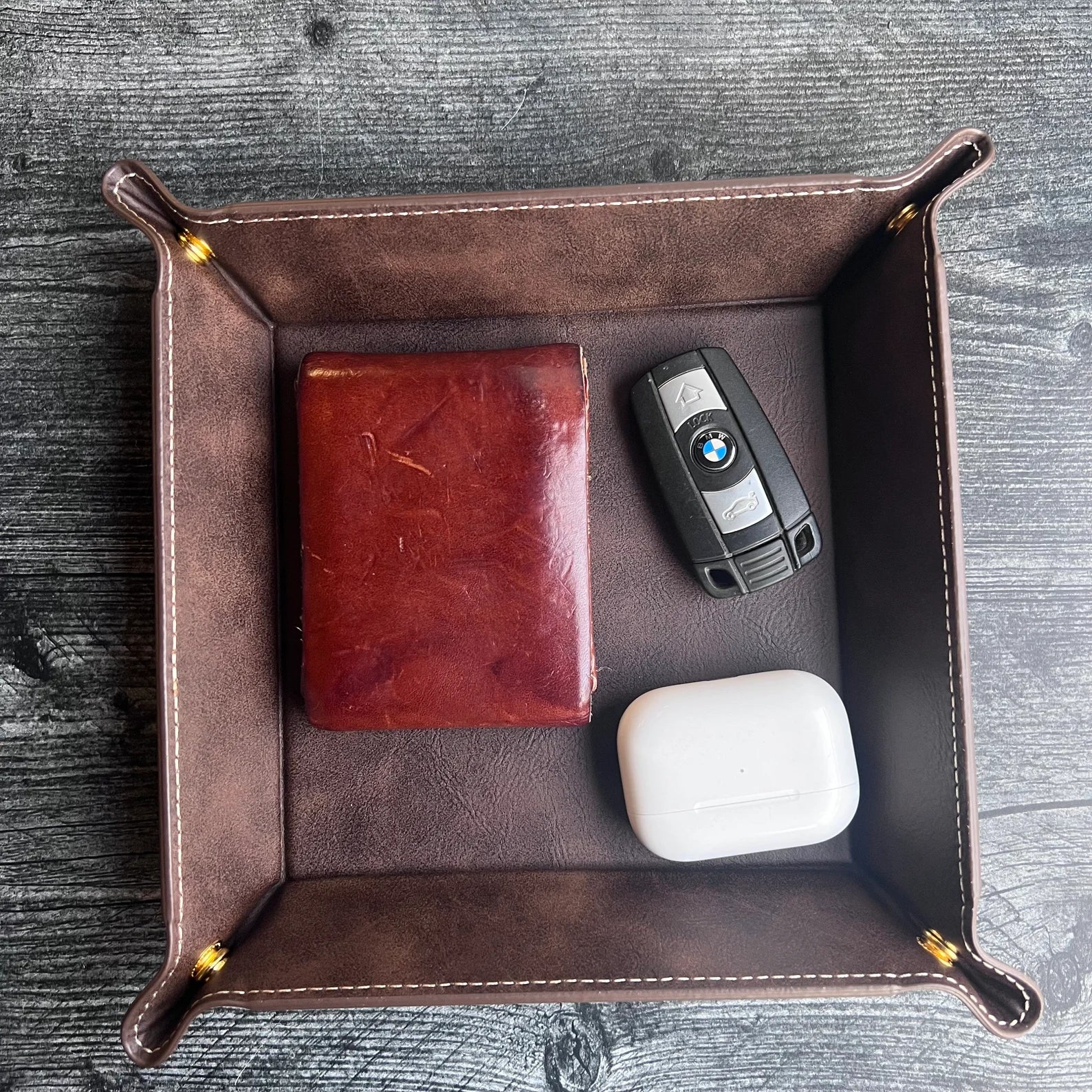 Unique Personalized Versatile Personalized Valet Tray Customized Gifts for Men by Groovy Guy