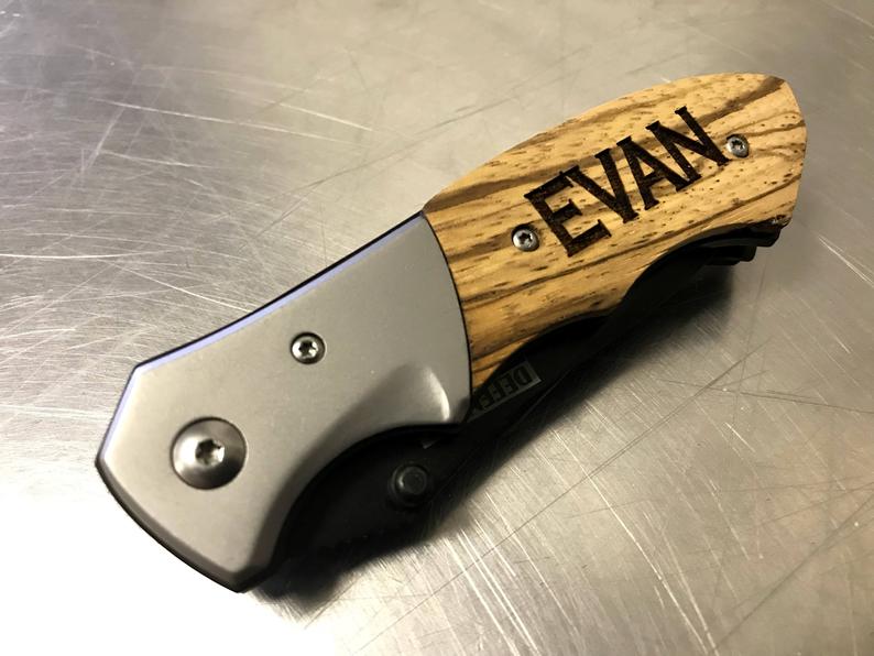 Unique Personalized Cold Bladed Customized Gifts for Men by Groovy Guy