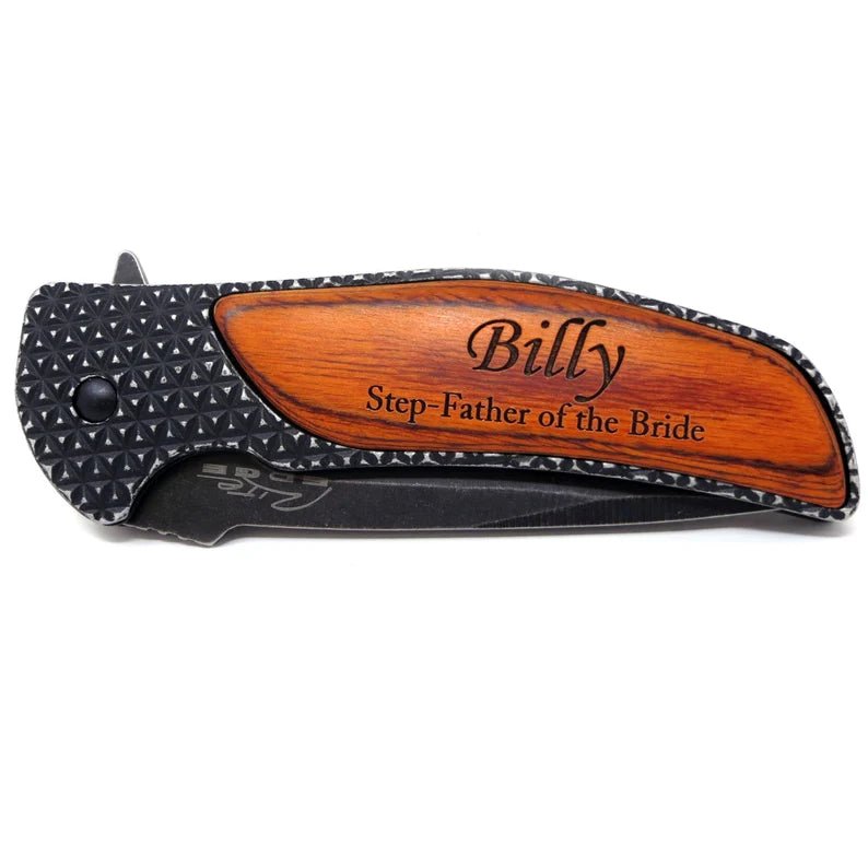 Unique Personalized Vintage Blade Customized Knife Gifts for Men by Groovy Guy