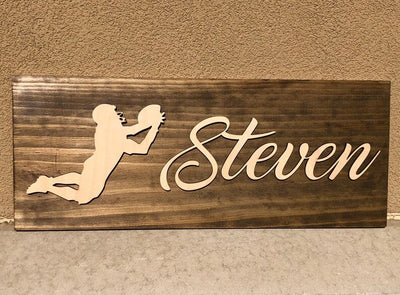 Wooden Sports Sign