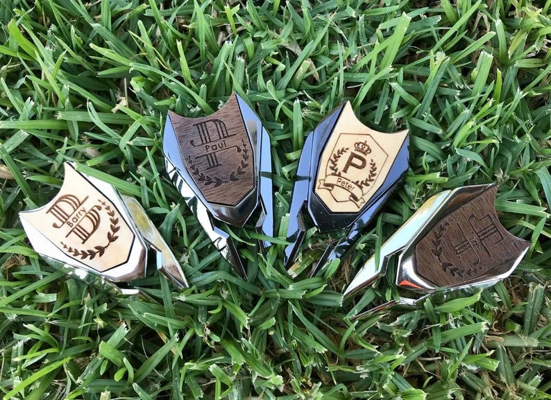Unique Personalized Classy Custom Divot Tool & Ball Marker Customized Divot Tool Gifts for Men by Groovy Guy