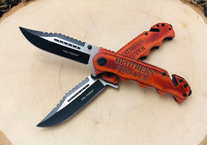 Unique Personalized Tactically Advanced Blade Customized Knives Gifts for Men by Groovy Guy