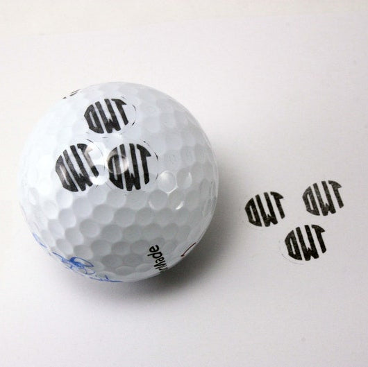 Personalized Wooden Golf Ball Stamp